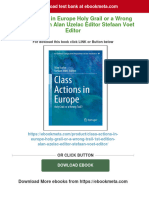 Full Download Class Actions in Europe Holy Grail or A Wrong Trail 1st Edition Alan Uzelac Editor Stefaan Voet Editor PDF