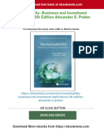 Get Sustainability: Business and Investment Implications 5th Edition Alexander S. Preker Free All Chapters