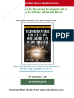 Full Download Technosignatures For Detecting Intelligent Life in Our Universe 1st Edition Anamaria Berea PDF