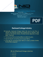 Backward & Forward Linkage Industries