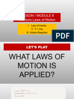 Science 8 Newton's Law of Motion