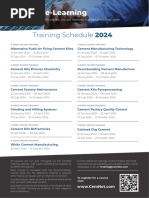 CemNet Training Schedule 2024