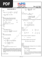 Xii Jee 21.07.2024 Sol