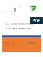 Methode Du Simplexe (Pour Lath)