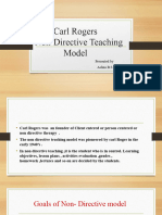 Non Directive Teaching Model