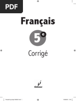 Francais 5e - Corrige 10092021 Exe