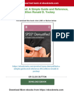 Get SPSS Demystified: A Simple Guide and Reference, 4th Edition Ronald D. Yockey Free All Chapters