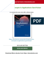 Instant Download Biophotonics Concepts To Applications Gerd Keiser PDF All Chapter