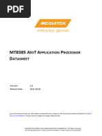 MT8385 AIoT Application Processor Datasheet - v1.0 - 20211005 P