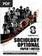 Sunya Ias Sociology Optional Paper1 Notes RP