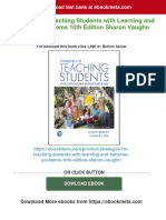 (FREE PDF Sample) Strategies For Teaching Students With Learning and Behavior Problems 10th Edition Sharon Vaughn Ebooks