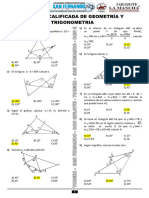 Práctica Calificada de Geometría Y Trigonometria