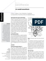 Paediatric Caudal Anaesthesia