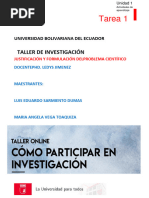 Tarea Practica 1 de La Investigacion de Ube.