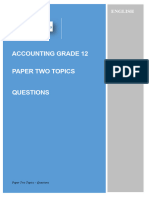 ACCOUNTING P2 TOPICS - Questions and Notes