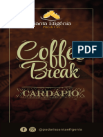 Cardapio Coffee Break