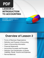 Lesson 1 Introduction To Accounting