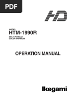 Ikegami HTM1990R Manual