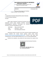 Undangan Pertemuan Pencanangan Dan Sosialisasi Tenaga Cadangan Kesehatan (Daring)