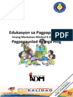 Edukasyon Sa Pagpapakatao: Pagpapaunlad NG Mga Hilig