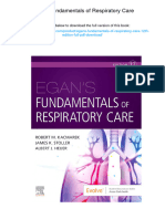 Egan's Fundamentals of Respiratory Care. ISBN 0323811213, 978-0323811217