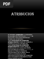 ATRIBUCIONES