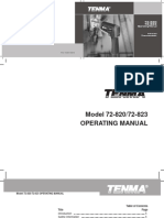 TENMA Infrared Thermometer 72-820& 72-823 Operating Manual