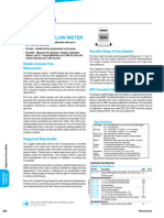 Zephyr Digital Gas Flow Meter 500HR Brief Description