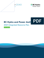 BC Hydro Integrated Resource Plan 2021