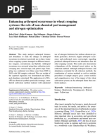 Enhancing Arthropod Occurrence in Wheat Cropping Systems: The Role of Non Chemical Pest Management and Nitrogen Optimization