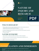 Nature of Inquiry and Research: A Short Review