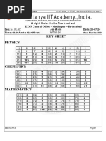 Sr. IPL-IC - Jee-Mains - WTM-35 - Key & Sol's