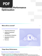 Databricks Performance Tuning