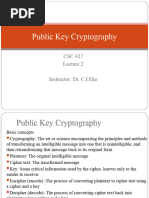 Lecture 2 Public Key Cryptography