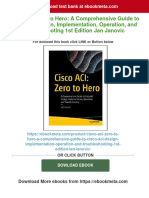 Cisco ACI: Zero To Hero: A Comprehensive Guide To Cisco ACI Design, Implementation, Operation, and Troubleshooting 1st Edition Jan Janovic