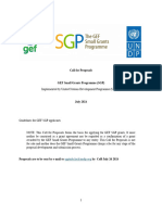 Call For Proposals by UNDP - July 2024