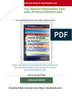 Formal Analysis by Abstract Interpretation Case Studies in Modern Protocols Benjamin Aziz 2024 Scribd Download