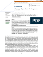 Studi Penyerapan Logam Berat PB Mengguna