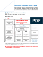 Eskom Expo International Science Fair Poster Layout