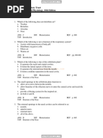 Chapter 35: Respiratory Tract Patton: Anatomy and Physiology, 10th Edition