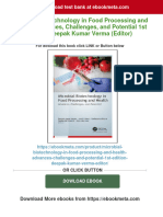 Microbial Biotechnology in Food Processing and Health: Advances, Challenges, and Potential 1st Edition Deepak Kumar Verma (Editor)