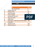 CA Inter GST Question Bank