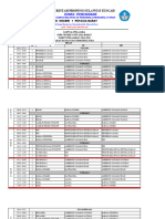 Jadwal Pelajaran 1