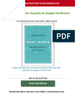 (PDF Download) What Works Gender Equality by Design Iris Bohnet Fulll Chapter