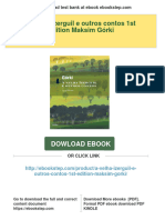 (PDF Download) A Velha Izerguil e Outros Contos 1st Edition Maksim Górki Fulll Chapter