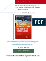 A Combined Data and Power Management Infrastructure For Small Satellites 2nd Edition Jens Eickhoff 2024 Scribd Download