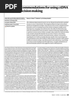 Practical Recommendations For Using ctDNA in Clinical Decision Making