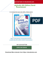 Full Download Writing Analytically (8th Edition) David Rosenwasser PDF