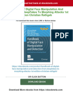 Handbook of Digital Face Manipulation and Detection From DeepFakes To Morphing Attacks 1st Edition Christian Rathgeb 2024 Scribd Download