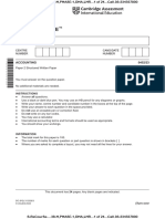 Cambridge IGCSE: ACCOUNTING 0452/23